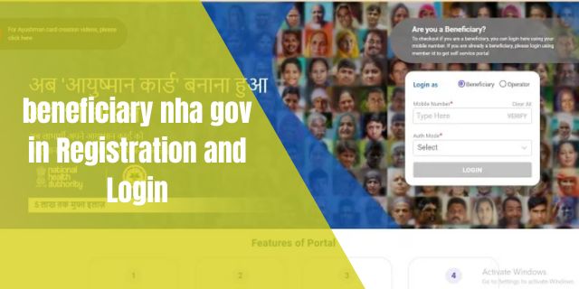 beneficiary nha gov in Registration and Login