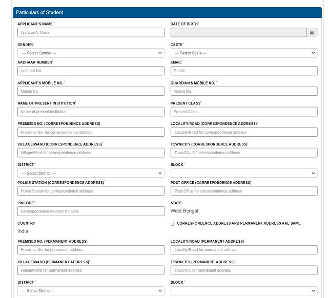 Application Form