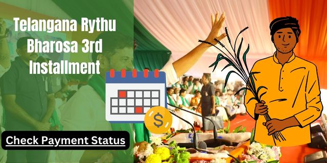 Telangana Rythu Bharosa 3rd Installment