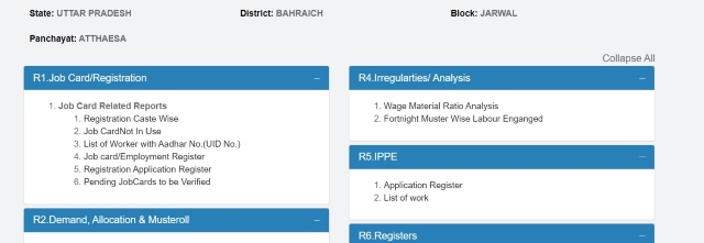 Job card/Employment Register”.