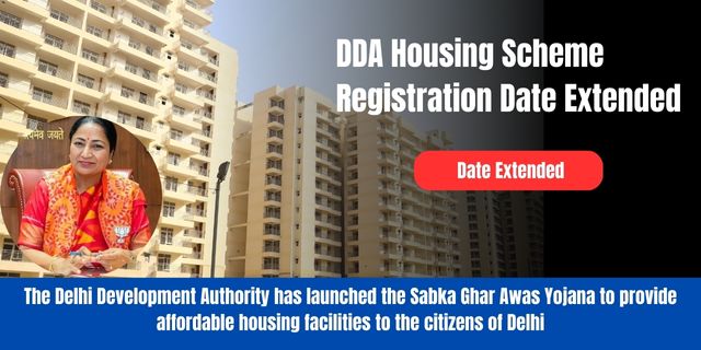 DDA Housing Scheme Registration Date Extended