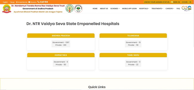 Hospital search