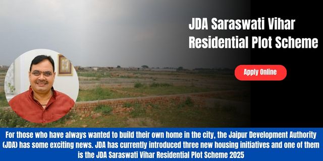 JDA Saraswati Vihar Residential Plot Scheme